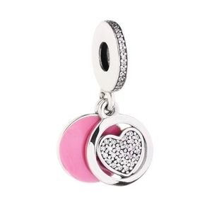 Retired Pandora Devoted Heart Dangle Charm | Stirling Silver